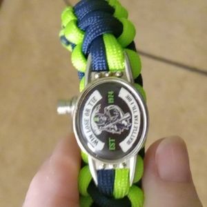 Seahawks rope bracelet
